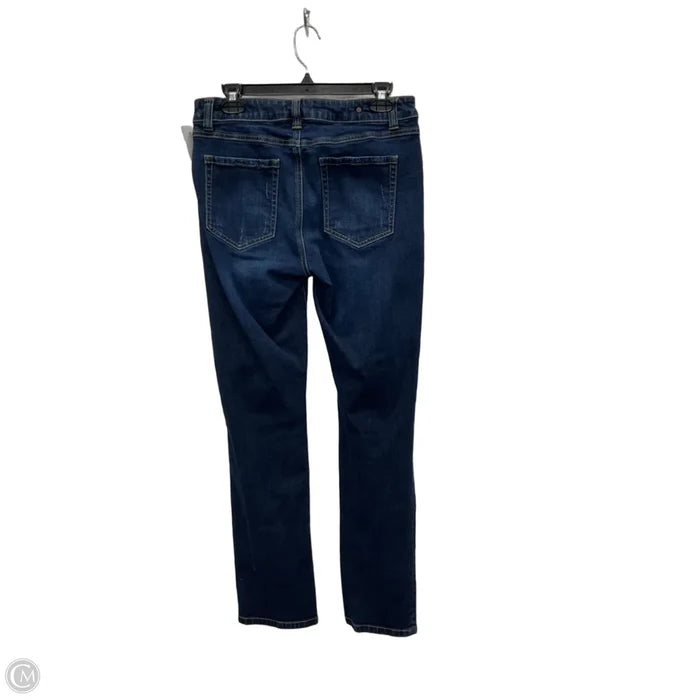 Jeans Straight By Cabi In Blue, Size: 8
