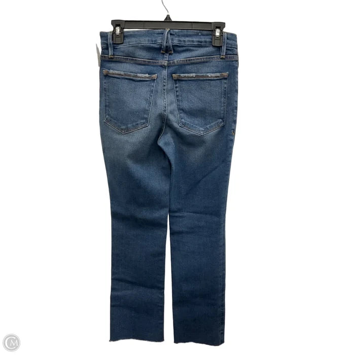 Jeans Straight By Good American In Blue Denim, Size: 2
