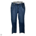 Jeans Straight By Levis In Blue Denim, Size: 12