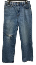 Jeans Straight By Loft In Blue Denim, Size: 6