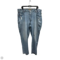 Jeans Straight By Maurices In Blue Denim, Size: 18
