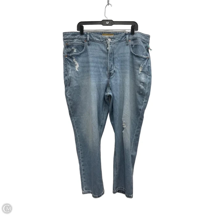 Jeans Straight By Maurices In Blue Denim, Size: 18