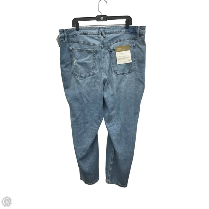 Jeans Straight By Maurices In Blue Denim, Size: 18