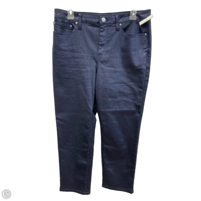 Jeans Straight By Talbots In Blue, Size: 10p