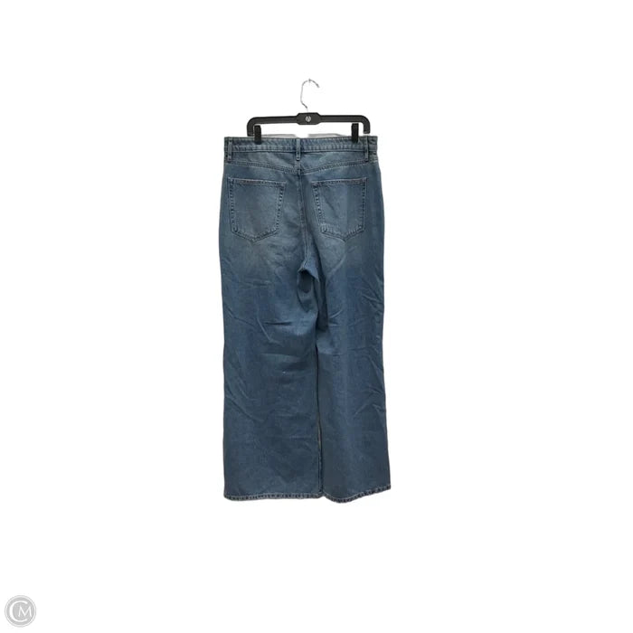 Jeans Wide Leg By Loft In Blue Denim, Size: 8