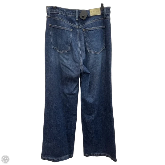 Jeans Wide Leg By Pistola In Blue Denim, Size: 8