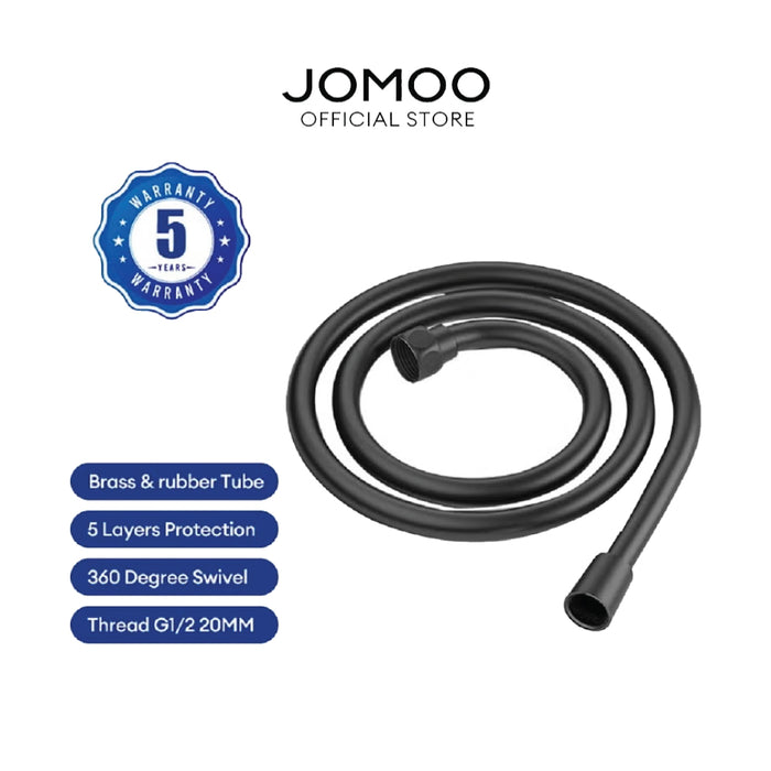 JOMOO Black Shower Hose PVC 1.5m H3D30-150267C-2