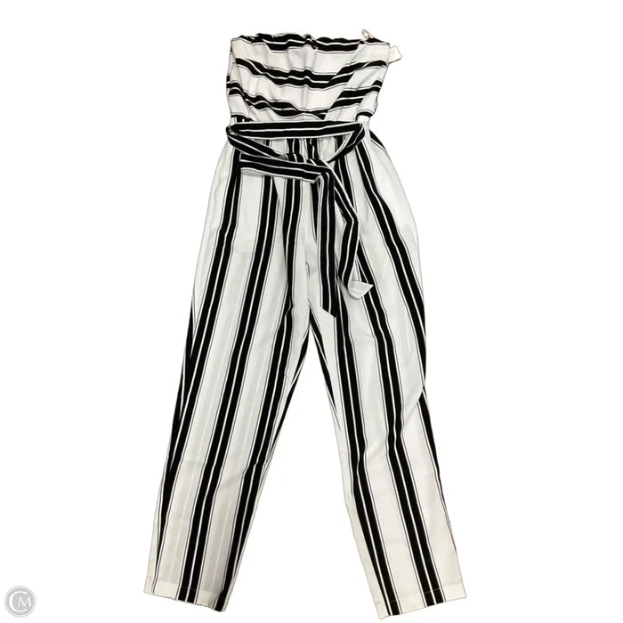 Jumpsuit By Express In Striped Pattern, Size: Xs