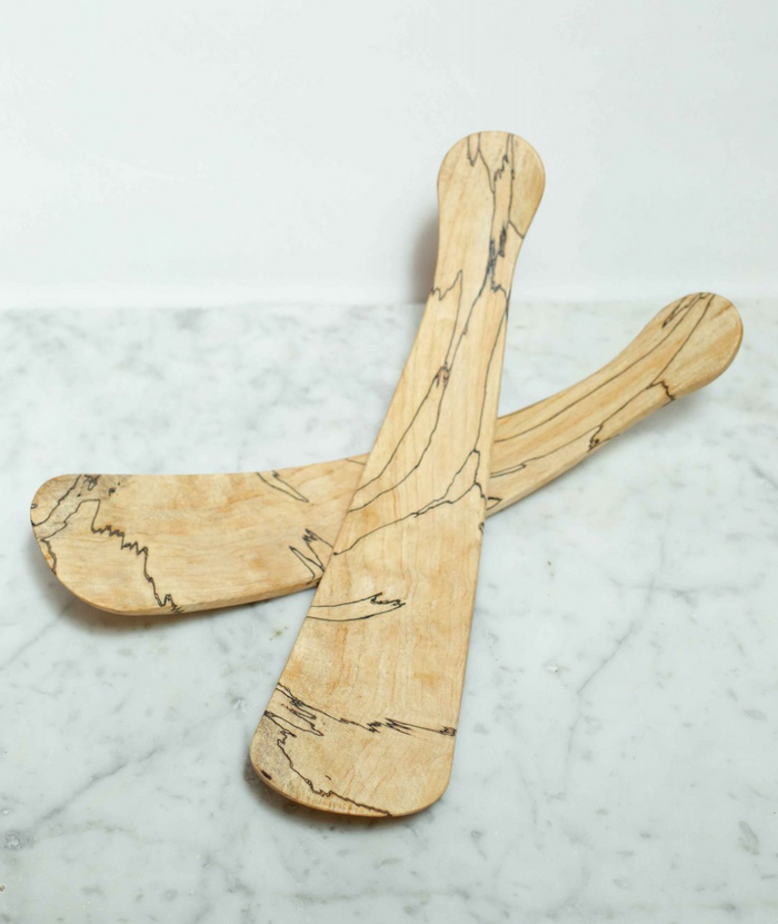Large Spalted Maple Salad Tosser