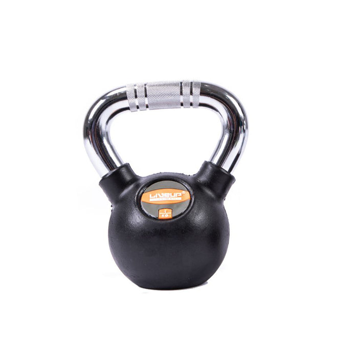 LIVEUP Sports Black Rubber Kettlebell (4KG) LS2044