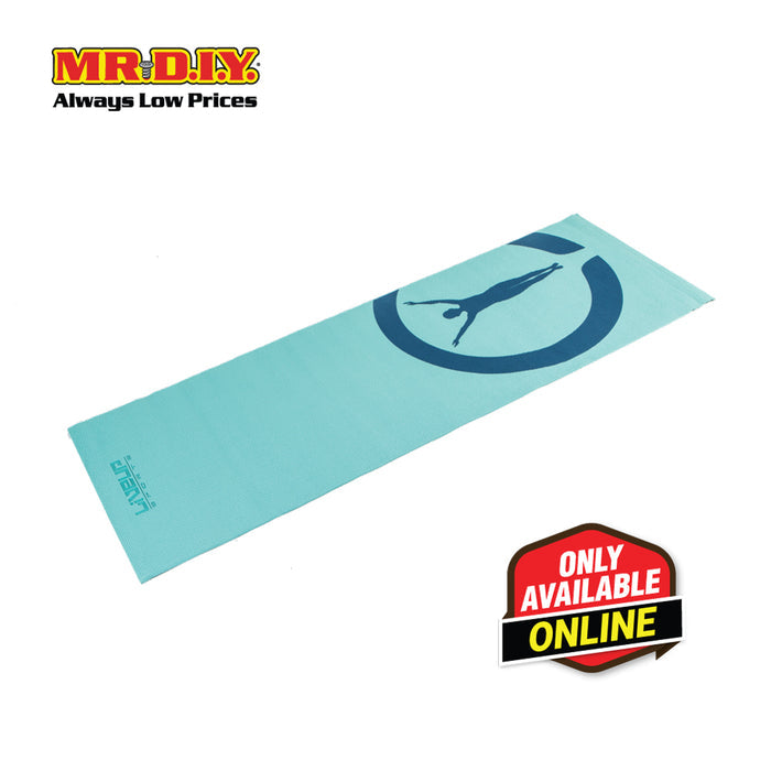 LIVEUP Sports Printing PVC Yoga Mat - Blue [LS3231C] (173cm)