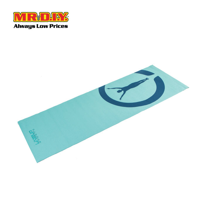 LIVEUP Sports Printing PVC Yoga Mat - Blue [LS3231C] (173cm)