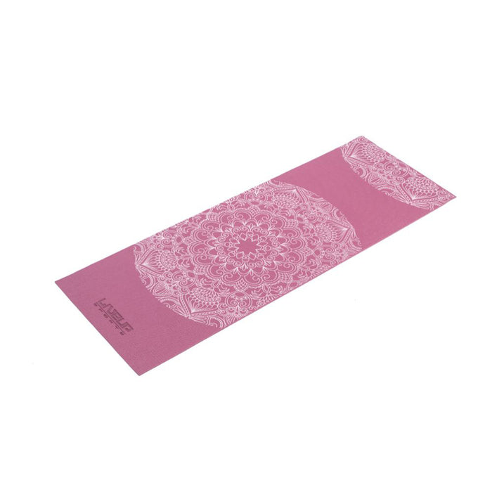 LIVEUP Sports Printing PVC Yoga Mat - Red (173cm) LS3231C