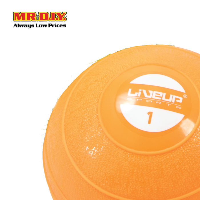 LIVEUP Sports PVC Soft Weight Ball (1KG) - Orange LS3003