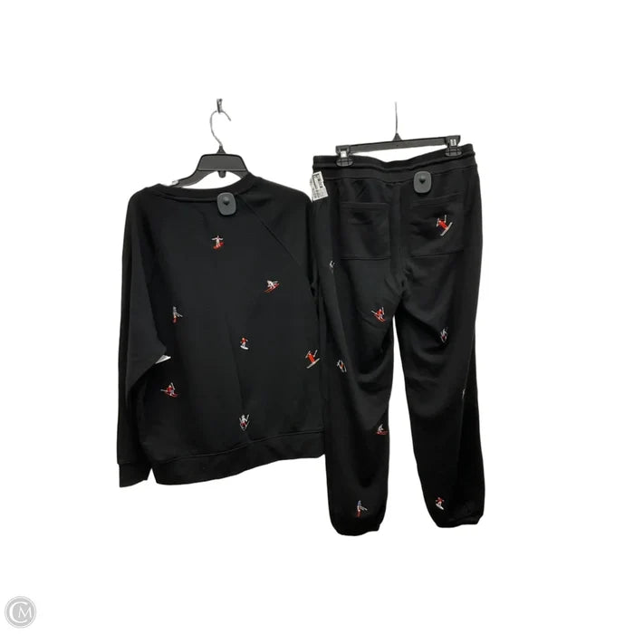Lounge Set Pants By Lou And Grey In Black, Size: M
