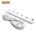 LWD 5-Gang Way Extension Trailing Socket (5m)