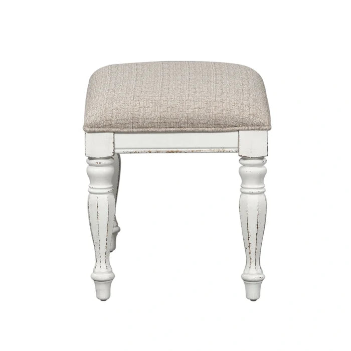 Magnolia Manor Accent Bench in Antique White image