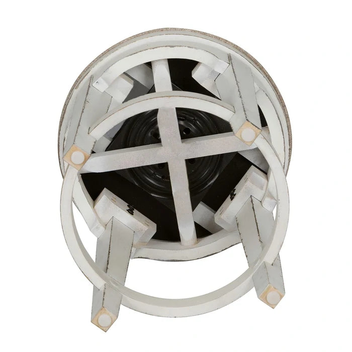 Magnolia Manor Console Swivel Stool in Antique White image