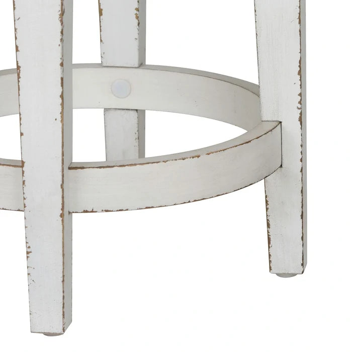 Magnolia Manor Console Swivel Stool in Antique White image