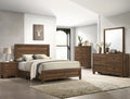 Crown Mark Millie Twin Panel Bed in Brown Cherry image