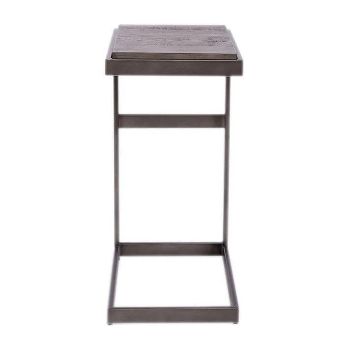 Modern View Laptop Table in Gray image
