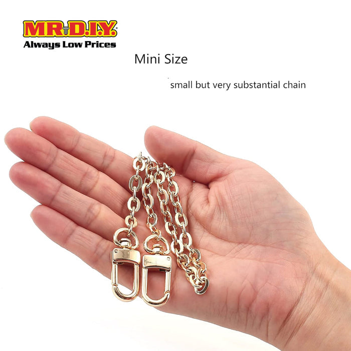(MR. DIY) Small Puffy Bag with Strap Chain -  GREY - Color Series