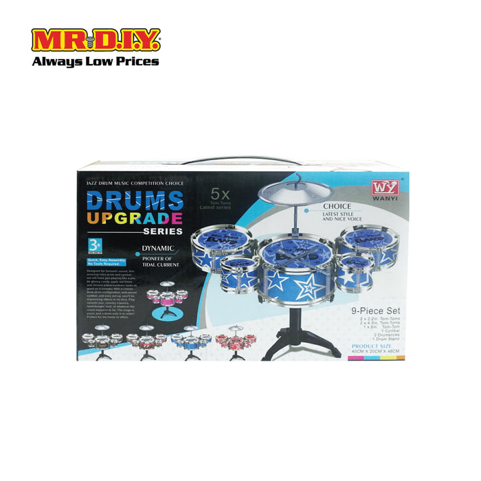 (MR. DIY) WANYI Music Instrument Kids Jazz Drum Play Set