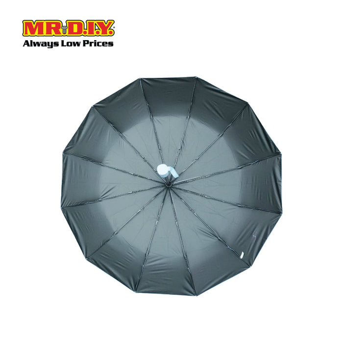(MR.DIY) 12 Ribs Automatic Folding Large Umbrella - Purple - Color Series