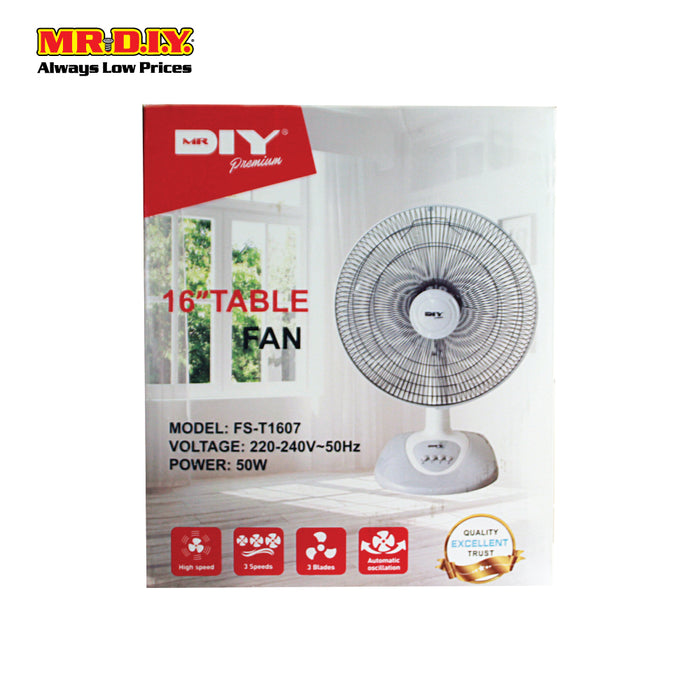 (MR.DIY) 16'' Table Fan FS-T1607