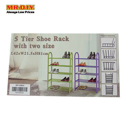 (MR.DIY) 5 Tier Shoe Rack SR-1038-5