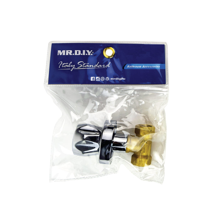 (MR.DIY) Brass Concealed Stop Cock Valve (1/2")