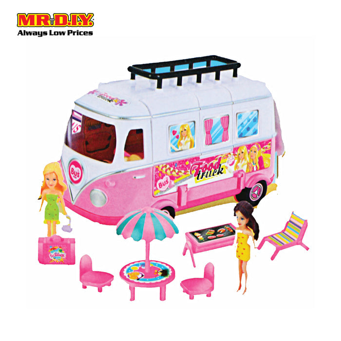 (MR.DIY) Food Truck Playset Toys-Beauty Series