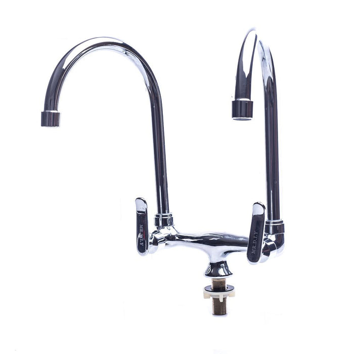 (MR.DIY) Italy Standard Basin Twin Goose Neck Tap
