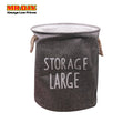 (MR.DIY) Large Capacity Foldable Laundry Basket 18B-11-Grey