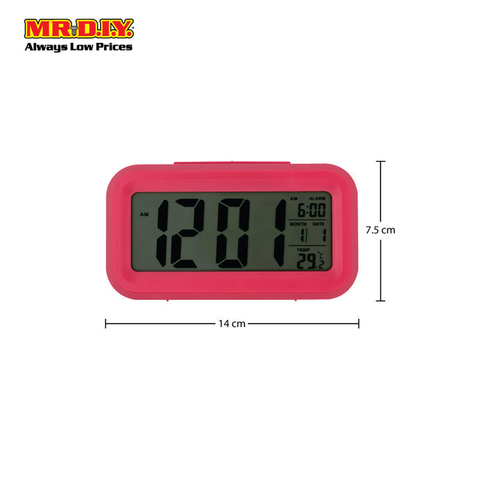 (MR.DIY) LCD Digital Alarm Clock (14cm x 8cm)