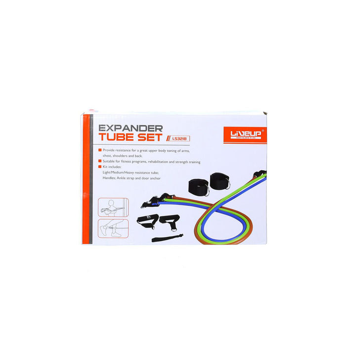 (MR.DIY) LIVEUP Expander Tube Resistance Band Training Set - LS3219