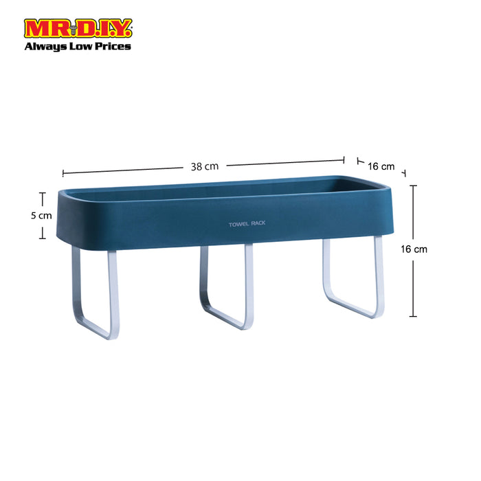 (MR.DIY) Wall-Mounted Bath Rack-Grey