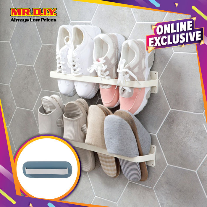 (MR.DIY) Wall-Mounted Shoes Rack-Blue
