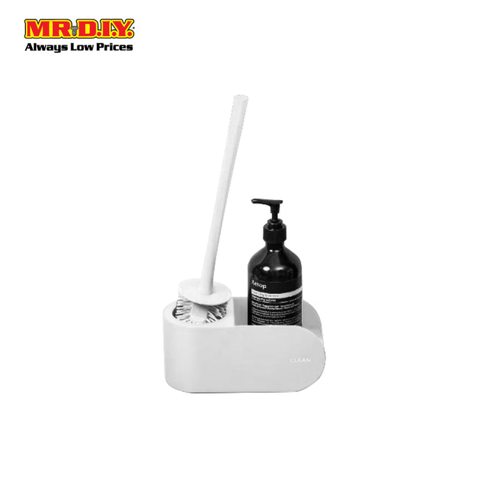 (MR.DIY) Wall-Mounted Toilet Brush Holder-Cyan