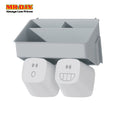 (MR.DIY) Wall-Mounted Toothbrush Holder-Grey