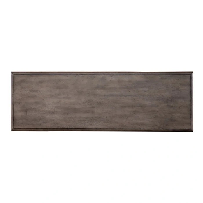 Ocean Isle Bench (RTA) in Antique White with Weathered Pine image