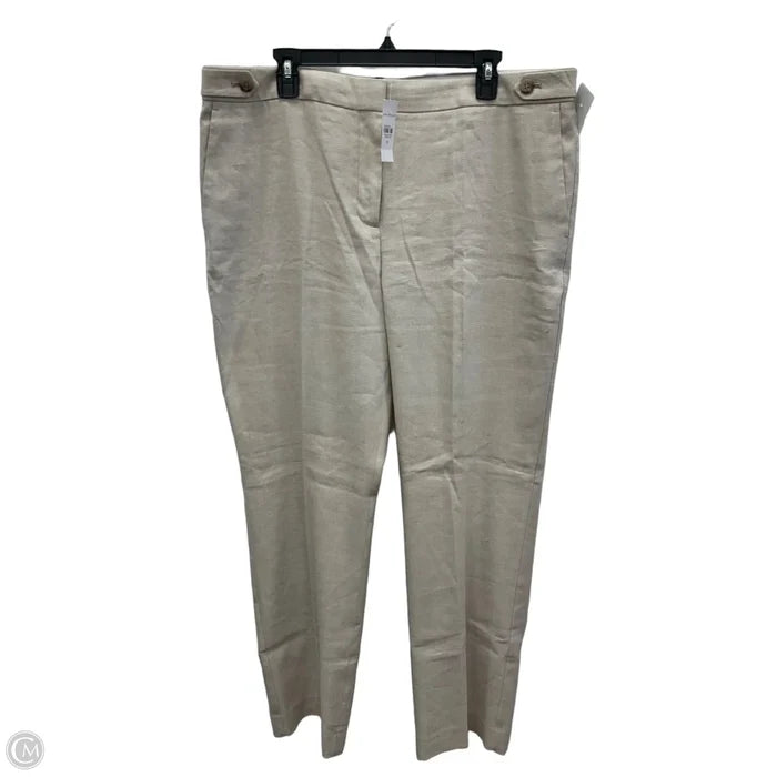 Pants Dress By Ann Taylor In Beige, Size: 16