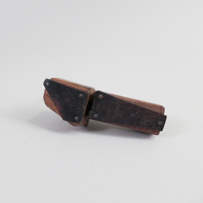 Purple Heart and Silver Ring, Contemporary wood jewelry by Israeli maker Dina Abargil at the Center for Art in Wood