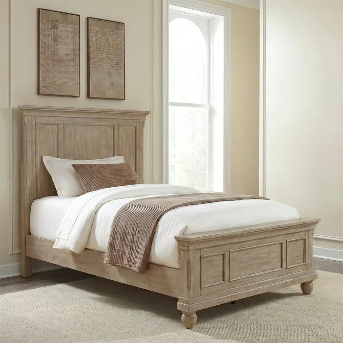 Headboard / Full / Saddle Tan