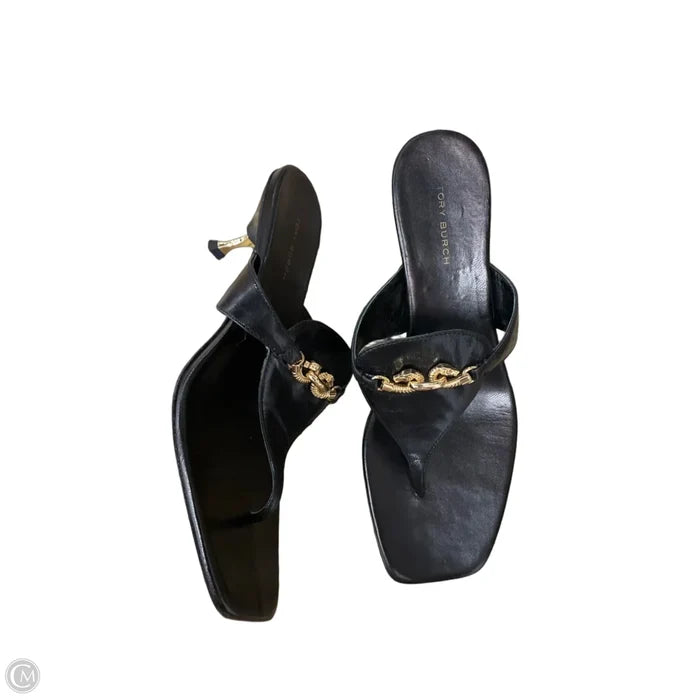 Sandals Designer By Tory Burch In Black, Size: 7.5