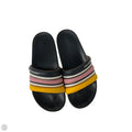 Sandals Designer By Tory Burch In Black & Yellow, Size: 9