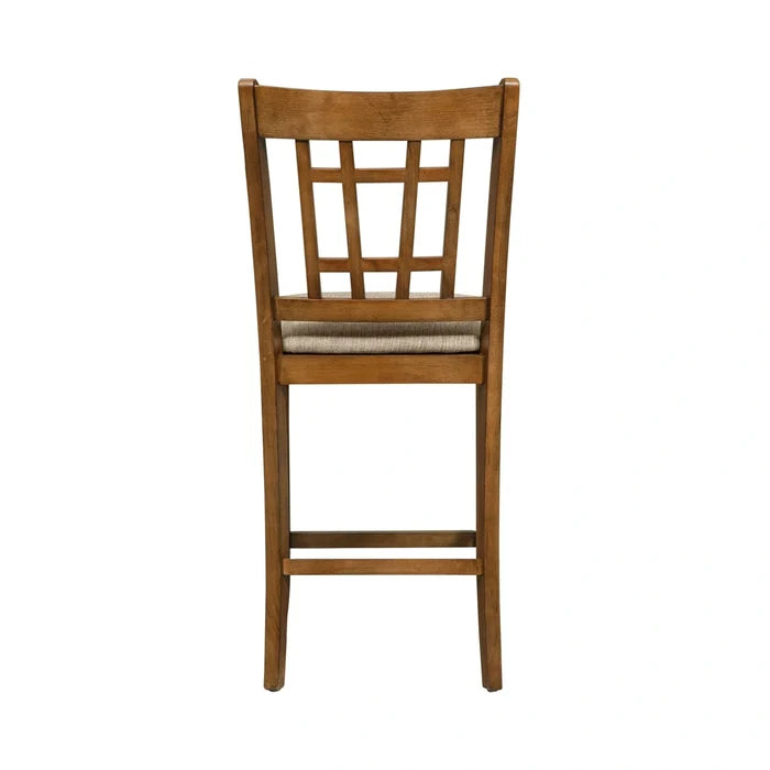 Santa Rosa 24 Inch Lattice Back Counter Chair image