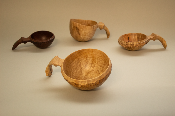 Scoop 3" Shallow Walnut