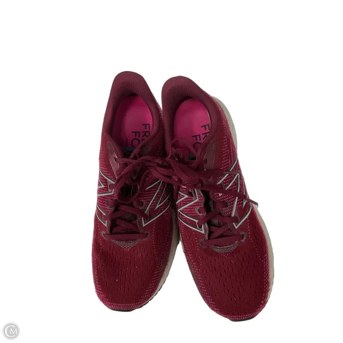 Shoes Athletic By New Balance In Maroon, Size: 10.5