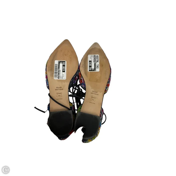 Shoes Designer By Stuart Weitzman In Multi-colored, Size: 9.5